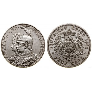 Niemcy, 5 marek, 1901, Berlin
