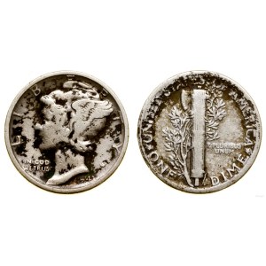 Stany Zjednoczone Ameryki (USA), 10 centów (dime), 1943, FIladelfia