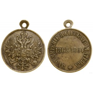 Medal za Uśmierzenie Buntu Polskiego (Медаль „За усмирение польского мятежа”), od 1865