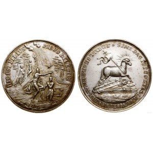 Śląsk, medal chrzcielny, ok. (1680-1740), Wrocław