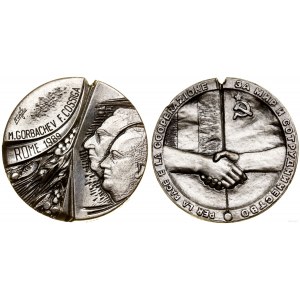Włochy, medal pamiątkowy, 1989, Florencja