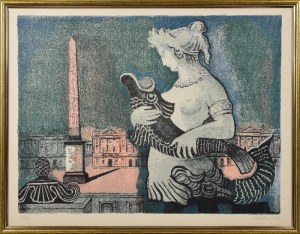 Alicja HALICKA (1894-1975), Plac de la Concorde, 1955