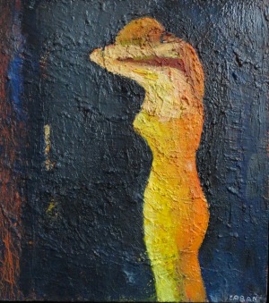 Caban Jolanta (1962), Dziewczyna w żółcieniach, 2012