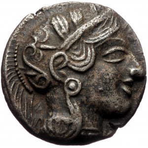 Attica, Athens, AR stater (Silver, 24,7 mm, 17,05 g), ca. 420-380 BC.