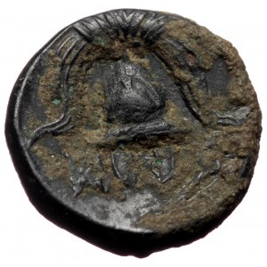 Kings of Macedon AE Half Unit (Bronze, 3.59g, 15mm) Alexander III ‘the Great’ (336-323 BC) Uncertain mint from Western A