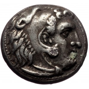 Kingdom of Macedon, Philip III Arrhidaios (323-317 BC), AR drachm (Silver, 16,2 mm, 4,22 g), in the name and types of Al