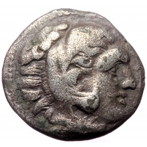 Kingdom of Macedon, Alexander III (336-323 BC) or diadoches, AR drachm (Silver, 16,2 mm, 3,85 g), 4th-3rd centuries BC.