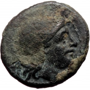 Kingdom of Thrace, Lysimachos (305-281 BC), AE dichalkon (Bronze, 15,2 mm, 2,62 g), Lysimacheia (?).