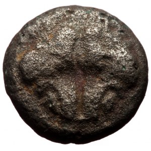 Lesbos, Mytilene AR Diobol (Silver, 1.16g, 10mm) ca 500-450