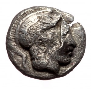 Lesbos, Methymna AR Obol (Silver, 0.51g, 8mm) ca 450-379 BC