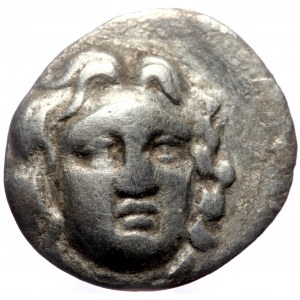 Central Greece, uncertain mint, AR drachm (Silver, 16,3 mm, 2,00 g), pseudo-Rhodian type, ca. 190-170 BC.