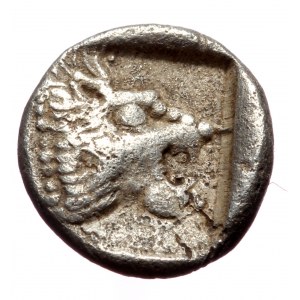 Troas, Assos AR Obol (Silver, 0.54g, 8mm) ca 500-450 BC