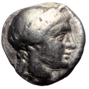 AIOLIS. Temnos. Hemidrachm (Silver, 1.44g, 12mm) 2nd-1st centuries BC