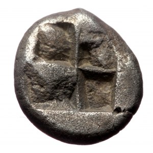 IONIA, Phokaia, AR diobol (Silver, 1.24g, 10mm) c. 521-478 BC