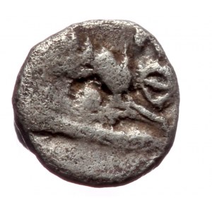 Ionia, Ephesos AR Tetartemorion (Silver, 5mm, 0.17 g) ca 500-420 BC.