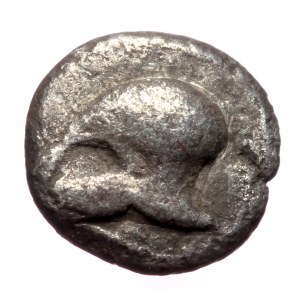 Ionia, Uncertain AR Obol (Silver, 8mm, 0.62g) ca 480-450 BC.