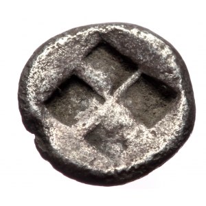 Ionia, Uncertain AR Obol (Silver, 8mm, 0.62g) ca 480-450 BC.