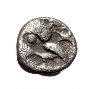 Ionia, Ephesos AR Tetartemorion (Silver, 0.18g, 5mm) ca 500-420 BC.