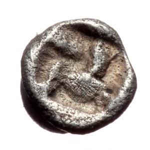 Ionia, Kolophon AR Tetartemorion (Silver, 5mm, 0.13g) Late 6th century BC.