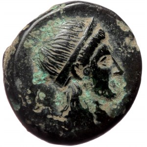 Ionia, Lebedos-Ptolemais AE (Bronze, 5.45g, 17mm) ca 3rd century BC