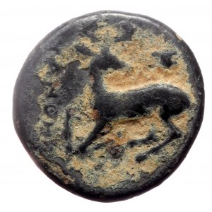 Ionia, Ephesos AE (Bronze, 2,02g, 13mm) Uncertain magistrate circa 390-300 BC.