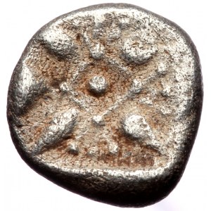 Ionia, Miletos AR diobol (Silver, 1,08g, 9mm) Late 6th-early 5th century BC.