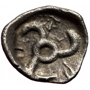 Dynasts of Lycia, Aruwatijesi, AR Obol (Silver, 11mm, 0.59g) ca 400-370 BC, Zagaba mint.