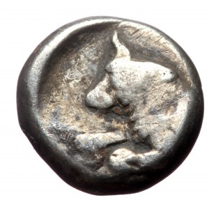 SATRAPS of CARIA, Hekatomnos, (ca. 392-376 BC) AR diobol (Silver, 1.21g, 10mm)