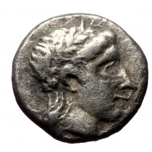 SATRAPS of CARIA. Hekatomnos. Circa 392-376 BC. AR Diobol (Silver, 1.30g, 11mm) Mylasa