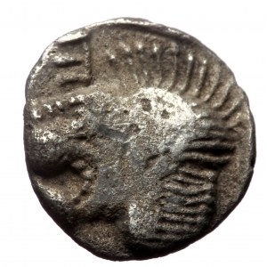 Mysia, Kyzikos, AR hemiobol (Silver, 0.44g, 8mm) ca. 450-400 BC