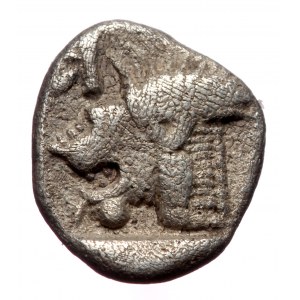 Mysia, Cyzicus, AR obol (Silver, 10mm, 0,72 g), ca. 475-450 BC.