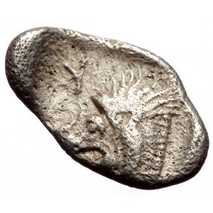 Mysia, Cyzicus, AR obol (Silver, 12mm, 0,71g), ca. 475-450 BC.