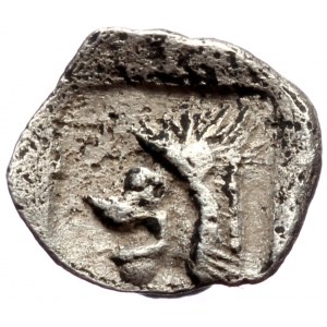 Mysia, Kyzikos AR Tetartemorion (Silver 0,18g 7mm) ca 480-450 BC.