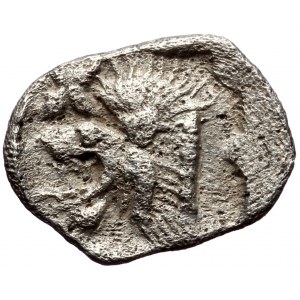 Mysia, Kyzikos AR hemiobol (Silver, 0,36g, 10mm) ca 450-400 BC.