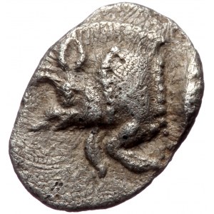 Mysia, Kyzikos AR hemiobol (Silver, 0,38g, 9mm) ca 450-400 BC