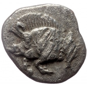 Mysia, Cyzicus, AR obol (Silver, 10,3 mm, 0,82 g), ca. 475-450 BC.
