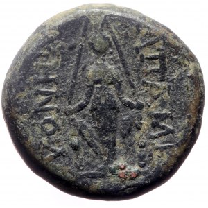 Phrygia, Apameia AE (Bronze, 7.47g, 18mm) ca 100-50 BC Menod-, magistrate. Ae.