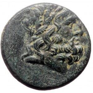 Phrygia, Apamea AE (Bronze, 22mm, 7.82g) ca 100-50 BC, Andron-, and Alkios- magistrates.