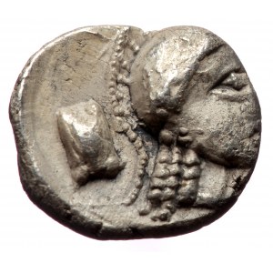 Pisidia, Selge AR Obol (Silver, 9mm, 1.00g). ca 350-300 BC.