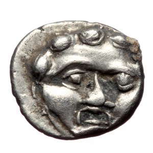 Pisidia, Selge AR Obol (Silver, 10mm, 0.98g) ca 350-300 BC.