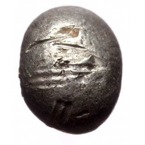 Pisidia, Selge AR Obol (Silver, 10mm, 0.88g) ca 350-300 BC.