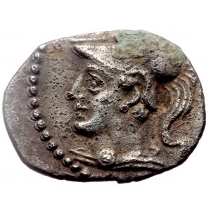 Pisidia, Selge, AR obol (Silver, 11,5 mm, 0,64 g), late 4th century BC.
