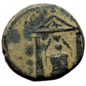 Pamphylia, Perge, AE (Bronze, 4.37g, 16mm) ca 50-30 BC