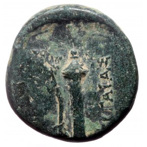 Pamphylia, Perge AE (Bronze, 4.29g, 16mm) ca 50-30 BC