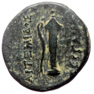 Pamphylia, Perge AE (Bronze, 4.35g, 16mm) ca 50-30 BC