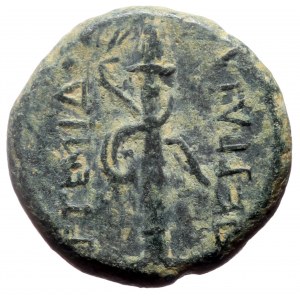 Pamphylia, Perge AE (Bronze, 4.94g, 16mm) ca 50-30 BC