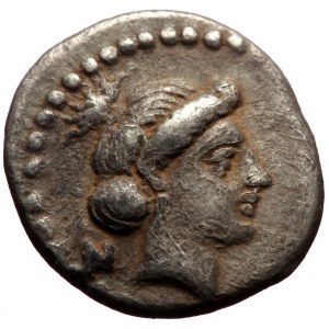 Cilicia, Nagidos AR Obol (Silver, 0.71g, 11mm) ca 400-380 BC.