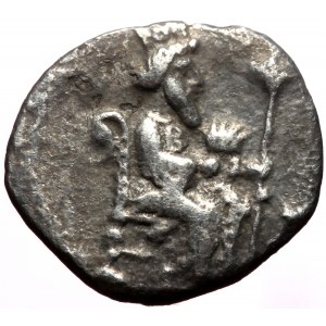 Cilicia, Tarsos AR Obol (Silver, 10mm, 0.51g) Mazaios. Satrap of Cilicia 361/0-334 BC.