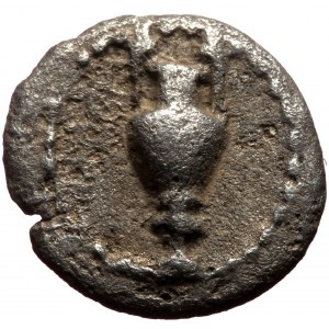 Cilicia, Nagidos AR Obol (Silver, 9mm, 0.45g) ca 400-380 BC.