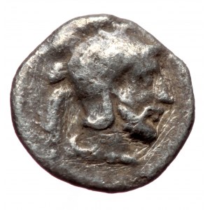 Cilicia, Tarsos AR Obol (Silver, 0.66g, 8mm) Time of Pharnabazos or Datames ca 379-372 BC.